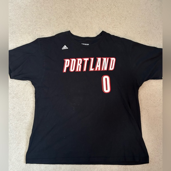 adidas Other - Adidas Portland Trail Blazers Damian Lillard T-Shirt Size XXL
